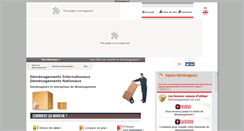 Desktop Screenshot of demenagement-int.com