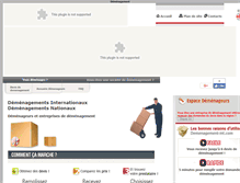 Tablet Screenshot of demenagement-int.com